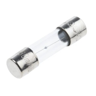 RS PRO Glass Cartridge Fuse 630mA 250V AC Fast Acting 5 x 20 mm 610-9917