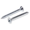 RS PRO Bright Zinc Steel Countersunk Head Self-Tapping Screw 32mm Thread Size 8 546-5547