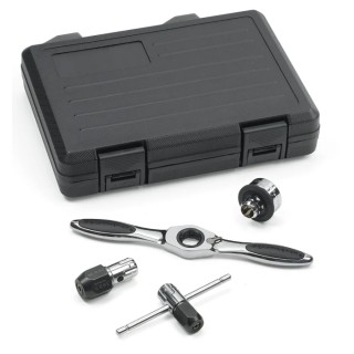 GearWrench 5-Piece Carbon Steel Ratcheting Tap Wrench Set with 5° Ratcheting Arc 12 in 3880