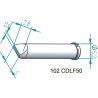 Ersa 0.8 x 5 mm Chisel 28 mm Durable Soldering Iron Tip for i-Tool 102CDLF50