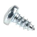 RS PRO Bright Zinc Steel Pan Head Self-Tapping Screw 6.5 mm Length, Thread Size 4, Pozidriv Drive 546-5604