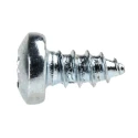 RS PRO Bright Zinc Steel Pan Head Self-Tapping Screw 6.5 mm Length, Thread Size 4, Pozidriv Drive 546-5604