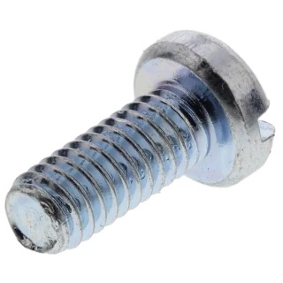 RS PRO Slot Cheese Steel Machine Screw M2.5 Thread 6 mm Length Bright Zinc Plated DIN 84 546-6102