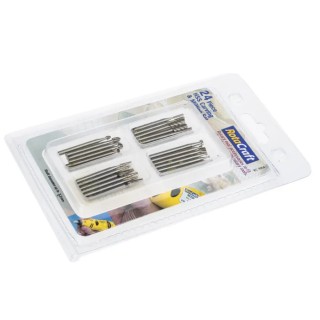 RS PRO 24-Piece Multitool Accessory Set for use with Dremel Tools, High-Speed Steel Burrs, Compatible with All 612-9573