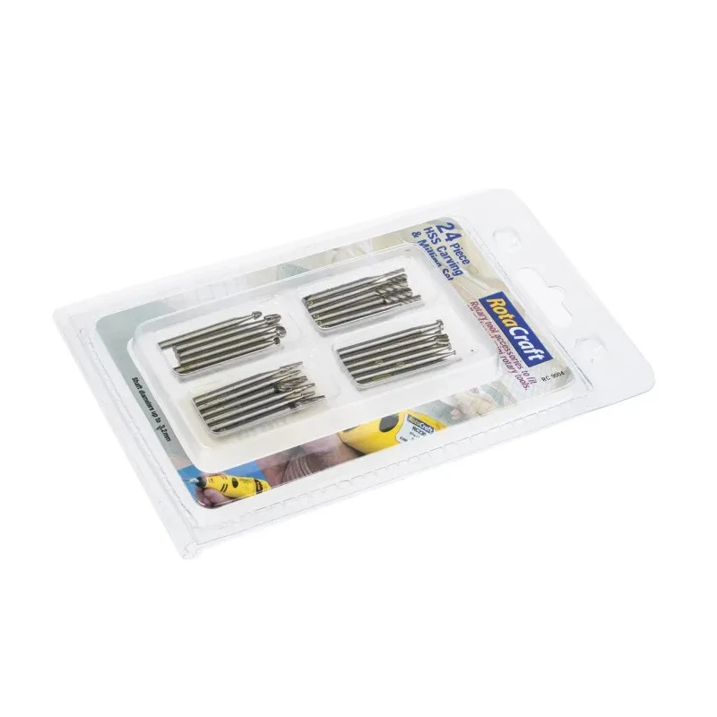 RS PRO 24-Piece Multitool Accessory Set for use with Dremel Tools, High-Speed Steel Burrs, Compatible with All 612-9573