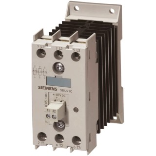 Siemens 3RF2 Series Solid State Relay, 40 A Load Current, DIN Rail Mount, 600 V Load Voltage, 30V dc Control 3RF2440-1AC45
