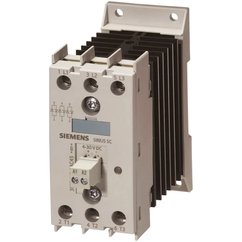 Siemens 3RF2 Series Solid State Relay, 40 A Load Current, DIN Rail Mount, 600 V Load Voltage, 30V dc Control 3RF2440-1AC45