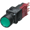 Siemens 3SB2 Series Illuminated Push Button Switch Momentary Panel Mount 16 mm Cutout IP65 250V dc 250V ac 3SB2226-0AE01