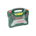 Bosch 70-Piece Twist Drill Bit Set for Multi-Material, HSS, 1.5 mm Min to 32 mm Max, Titanium-Coated Steel 2607019329