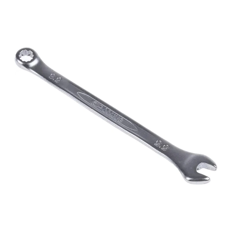 Bahco Combination Spanner 5.5 mm, 112mm Overall Length, Alloy Steel, Chrome Finish 111M-5.5