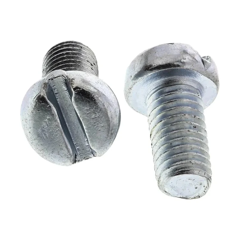 RS PRO Slot Cheese Steel Machine Screw 10 mm M5 546-6304