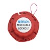 Brady Red 6-Lock Glass Filled Nylon Cable Lockout Device with 7.87 mm Shackle MINI CABLE LOCKOUT WITH STEEL CABLE 2.4M