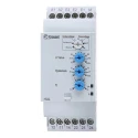 Crouzet Monitoring Relay 0.2/600 V Monitor Range DPDT DIN Rail Mount, 24V AC, 240V AC/DC 84872120