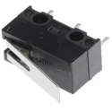 Omron Ultra Subminiature Hinge Lever Micro Switch, PCB Terminal, SPDT, 100mA, 125V AC, 30V DC, IP40 D2F-01L