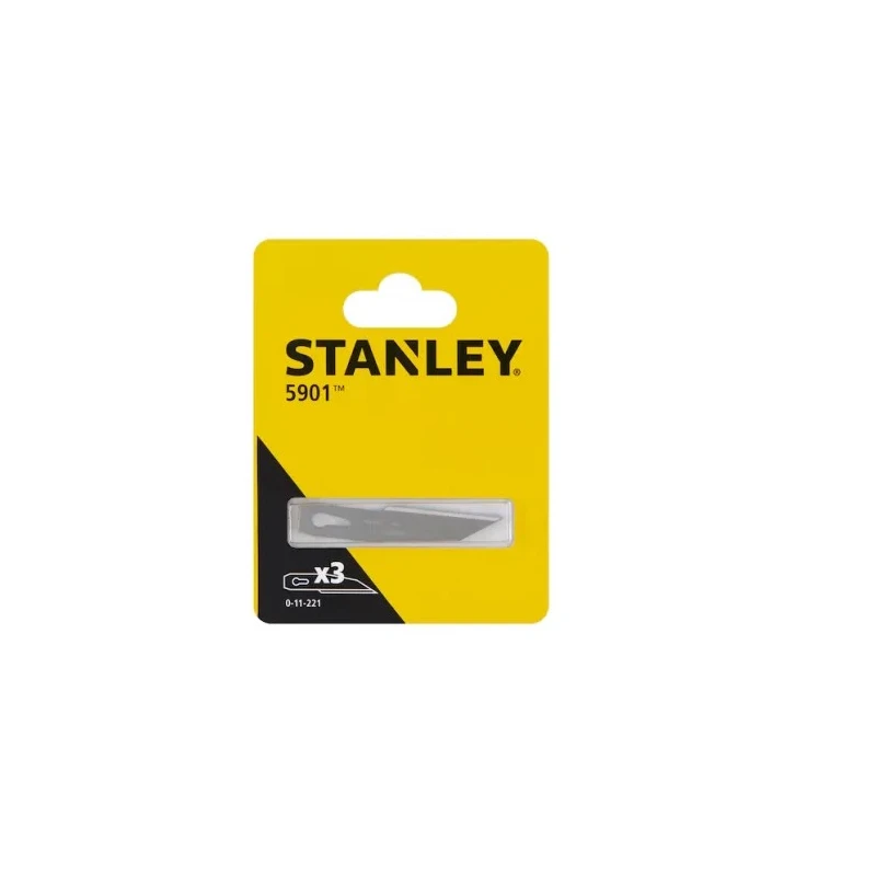 Stanley Die Cast Straight Scalpel Blade Carbon Steel 60mm 0-11-221