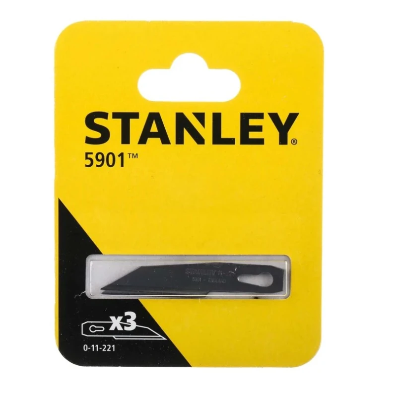 Stanley Die Cast Straight Scalpel Blade Carbon Steel 60mm 0-11-221