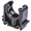 Georg Fischer Galvanised Polypropylene Black Pipe Clamp 20mm, Fixing Hole 0.24in 167061036