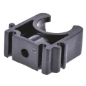Georg Fischer Galvanised Polypropylene Black Pipe Clamp 20mm, Fixing Hole 0.24in 167061036
