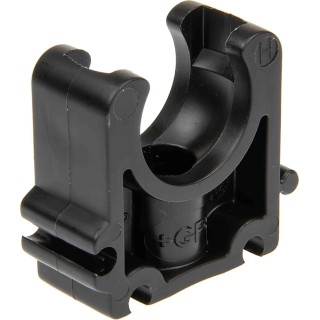 Georg Fischer Galvanised Polypropylene Black Pipe Clamp, 0.35 in 167061041