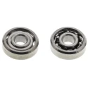 NMB Double Row Deep Groove Ball Bearing 1 mm Inside Diameter 3 mm Outside Diameter Shielded Cage Steel Race DDL-310HA1P25LO1