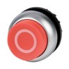 Eaton RMQ Titan M22 Series Red Maintained Push Button Head, 22 mm Cutout, IP69K 70011288 M22-DRH-R-X0+M22-A