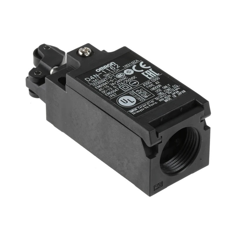 Omron Roller Plunger Interlock Switch 1 NO/1 NC Snap Action IP67 Plastic Housing 