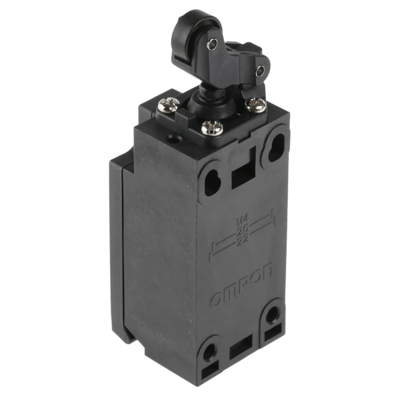 Omron Roller Plunger Interlock Switch 1 NO/1 NC Snap Action IP67 Plastic Housing 