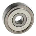 NMB Double Row Deep Groove Ball Bearing 5 mm ID, 19 mm OD, 6 mm Race Width, Shielded DDR-1950ZZRA1P25LY121