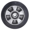 RS PRO Black Rubber Trolley Wheel, Load Capacity 300 kg, Diameter 160 mm, Width 50 mm, Aluminium Hub, Ball Bearing 621-9553