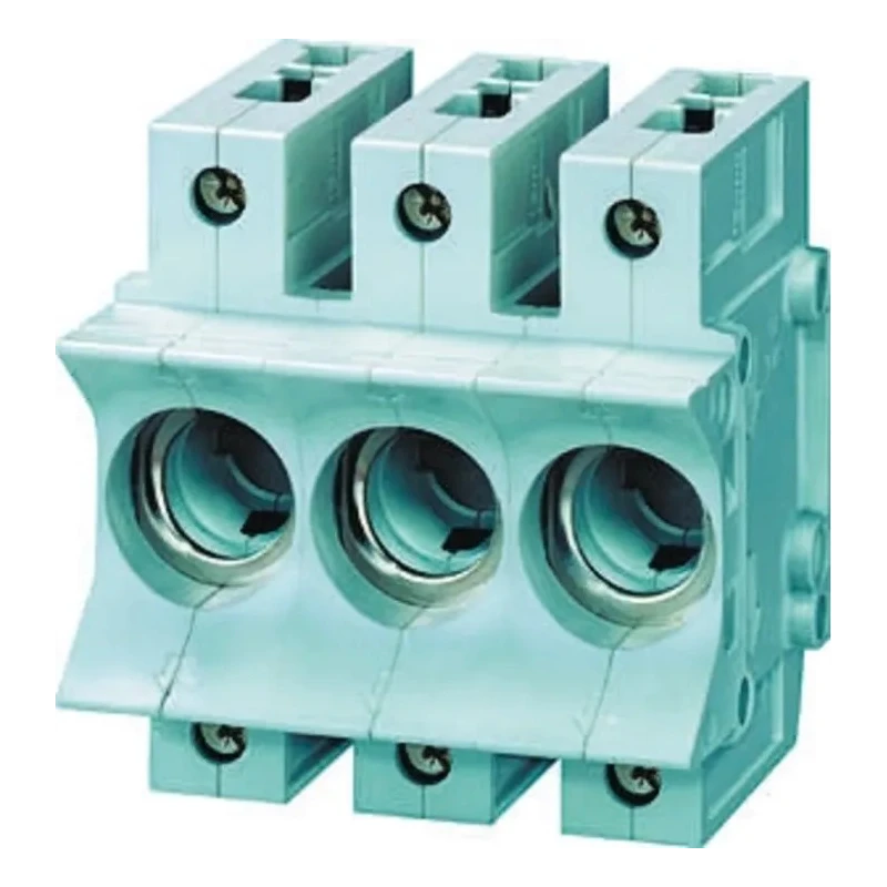 Siemens 16A 3-Pole Bottle Fuse Holder for D01 Size, 400V AC 5SG5301