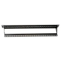 Roline Cat6 Cat5 24 Port RJ45 Keystone Patch Panel UTP Black 26.11.0357-5