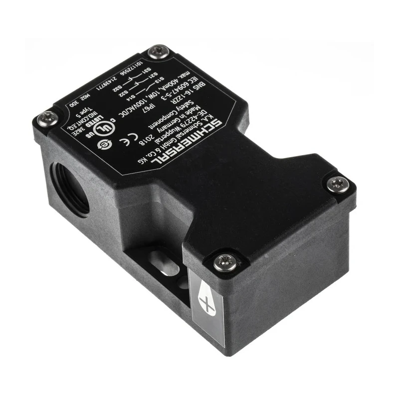 Schmersal BNS16 Series Magnetic Non-Contact Safety Switch, Plastic Housing, 100V AC/DC, 400mA Switching Current BNS 16-12ZR