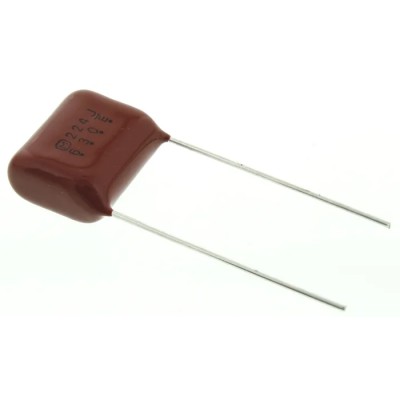 Panasonic Polyester Film Capacitor Through Hole 220nF 630V AC 630V DC ECQE6224JF