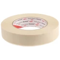 3M Brown Scotch Masking Tape 24mm Width x 50m Length Rubber Adhesive Paper Backing 401E 20945
