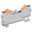 Phoenix Contact Feed Through Terminal Block Grey, QTC 1.5 Series, 0.25-1.5 mm², 17.5A, 800V, Quick Connect, ATEX 3205019