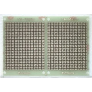 Sunhayato Matrix Board FR4 Epoxy Glass Fabric Laminate 0.9 mm Holes 2.54 mm Pitch 138 mm x 95 mm ICB-93WGH-PBF