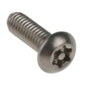 NEUTRAL Plain Stainless Steel Button Tamper Proof Security Screw M4 x 12 mm 621-2647