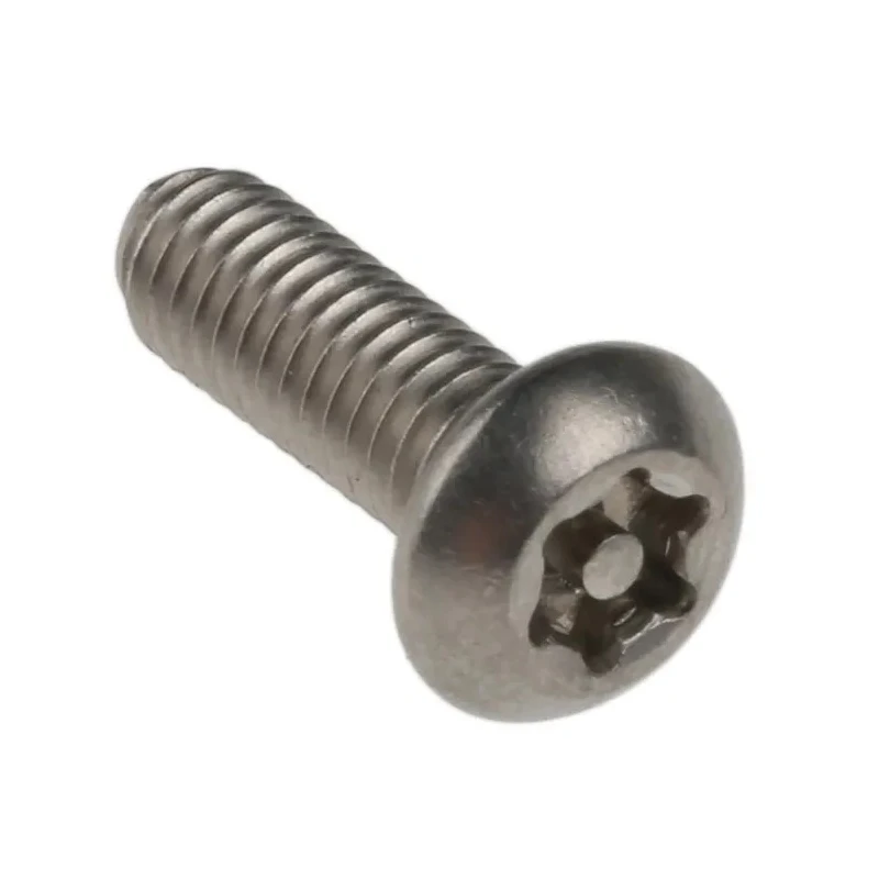 NEUTRAL Plain Stainless Steel Button Tamper Proof Security Screw M4 x 12 mm 621-2647