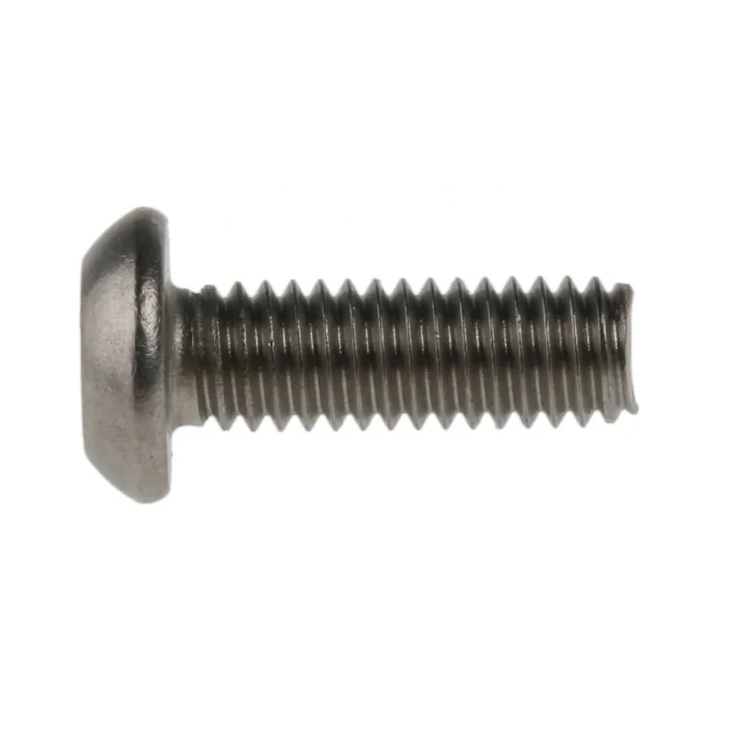 NEUTRAL Plain Stainless Steel Button Tamper Proof Security Screw M4 x 12 mm 621-2647