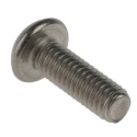 NEUTRAL Plain Stainless Steel Button Tamper Proof Security Screw M4 x 12 mm 621-2647