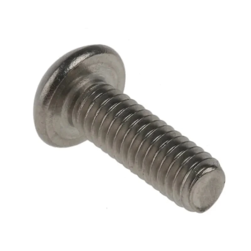 NEUTRAL Plain Stainless Steel Button Tamper Proof Security Screw M4 x 12 mm 621-2647