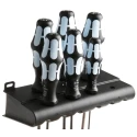 Wera Phillips, Pozidriv, Slotted Standard Screwdriver Set, Stainless Steel, 6-Piece 05032063001