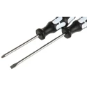 Wera Phillips, Pozidriv, Slotted Standard Screwdriver Set, Stainless Steel, 6-Piece 05032063001