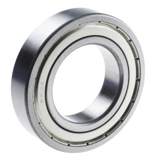 RS PRO Single Row Deep Groove Ball Bearing 50 mm ID, 90 mm OD, 20 mm Width, Shielded Steel Cage 6210-2Z
