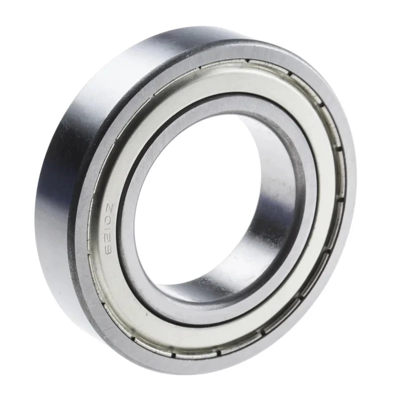 RS PRO Single Row Deep Groove Ball Bearing 50 mm ID, 90 mm OD, 20 mm Width, Shielded Steel Cage 6210-2Z