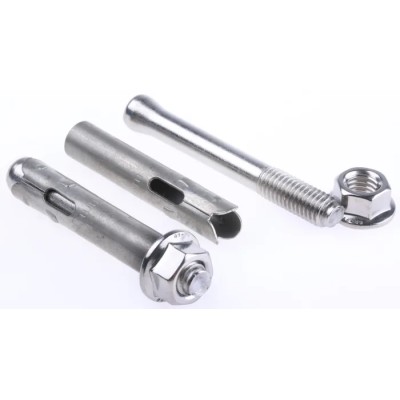 RS PRO Stainless Steel Sleeve Anchor Hexagon Nut 12 mm Drill Diameter 75 mm Length 622-2076