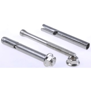 RS PRO Stainless Steel Sleeve Anchor Hexagon Nut Masonry Fixing 100mm Length 12 mm Drill Diameter 622-2098