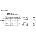 Panasonic DIN Rail Power Relay 24V DC Coil 5A Switching Current DPST DSP1-DC24V-F