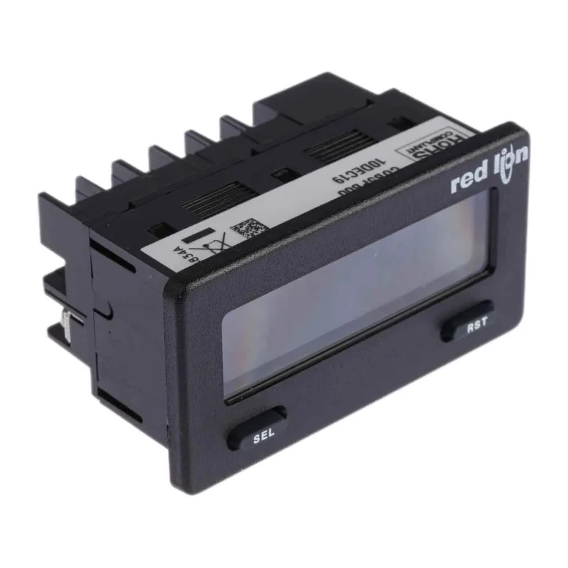 Red Lion Digital Panel Multifunction Meter for Voltage and Current with LCD Display, Cutout 32.8 mm x 68 mm CUB5