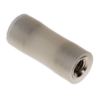 RS PRO Standoff M4, 20 mm Body, Female/Female Thread, Polyamide 66 Insulated, Round Shape, Plain Finish 653-9469